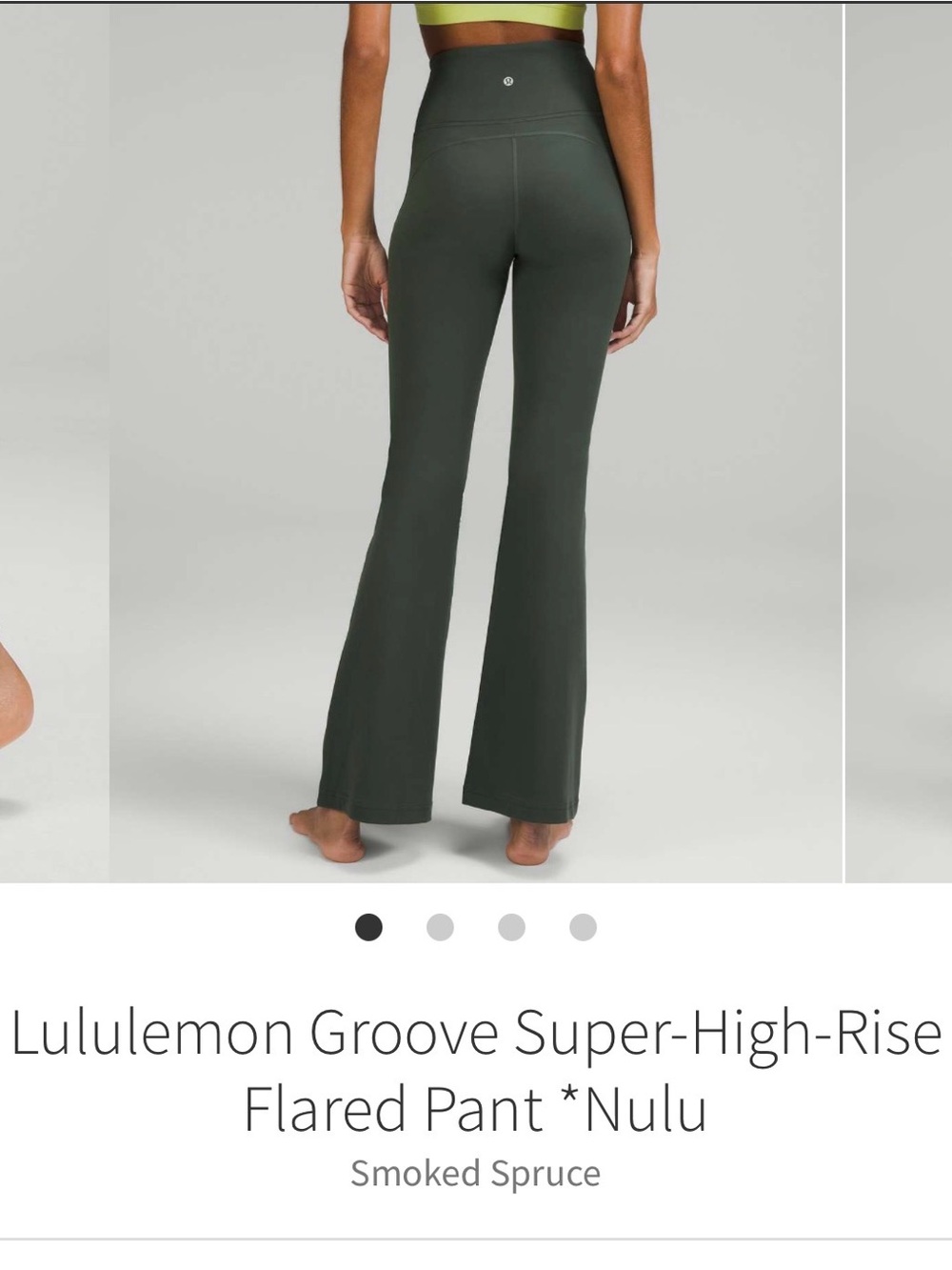Lululemon groove super high rise flared